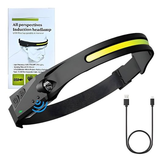 Linterna de cabeza Superfire HL65 120 lm USB-C 5 modos 30 m