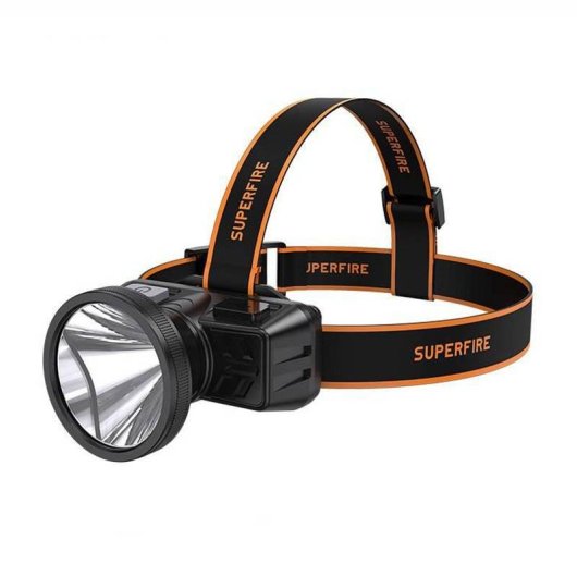 Linterna Frontal Superfire HL51 160 lm Micro-USB 4 Modos 300 m
