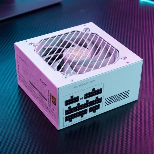 Mars Gaming Mpb650psi Fuente Alimentación 650w Full Modular 80 Plus Gold Atx 3.1 Pcie 5.1 Blanco