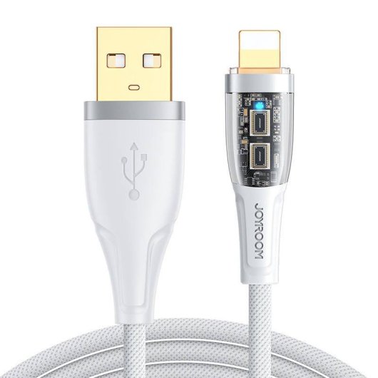 Cable USB-A a Lightning Joyroom S-UL012A3 2.4A 1.2m Blanco