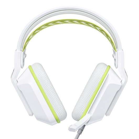 Cuffie ONIKUMA X13 cablate USB e jack 3,5 mm gaming RGB bianche
