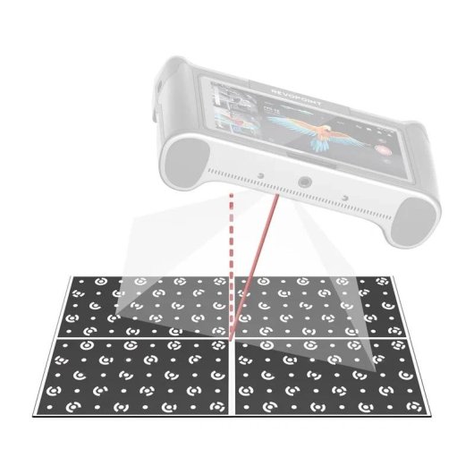 Placa de Calibración Revopoint HPCCB Alta Precisión para Escáneres 3D
