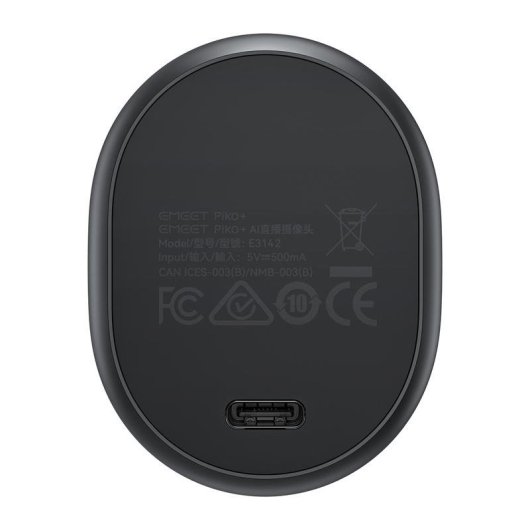 Webcam EMEET Piko 4K Negro Dual Lens Sony Sensor