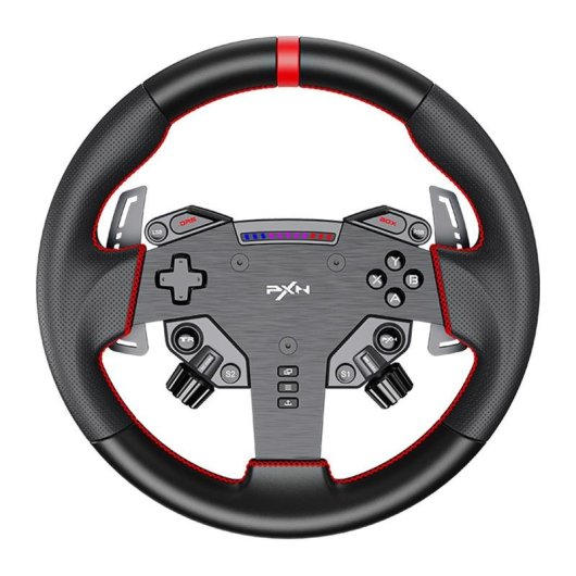 Volante de Gaming PXN W AS 280 mm Negro para PC