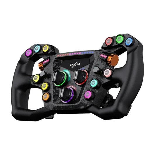 Volante PXN GT ONE para simulación de carreras con 78 señales de entrada