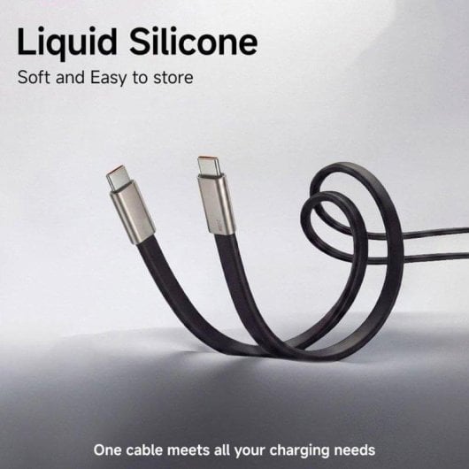 Cable USB-C a USB-C Klack 240W Carga Rápida PD 1.2m Soporte 360°