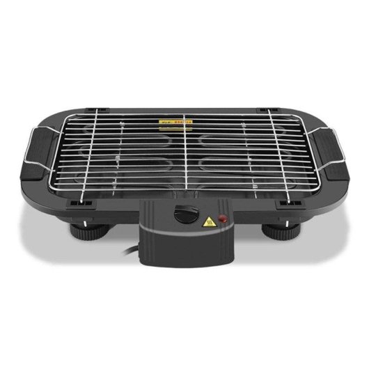 Barbacoa Eléctrica Klack 2000W Parrilla Acero Inoxidable 2 Alturas