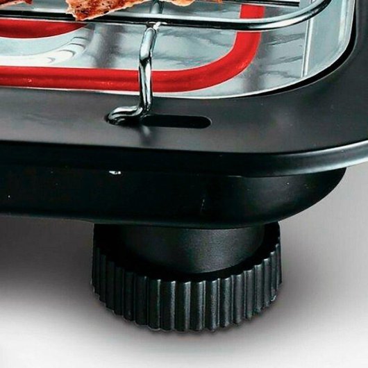 Barbacoa Eléctrica Klack 2000W Parrilla Acero Inoxidable 2 Alturas