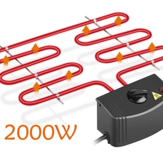 Barbacoa Eléctrica Klack 2000W Parrilla Acero Inoxidable 2 Alturas