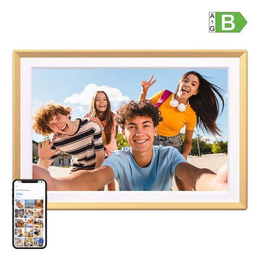 Quadro Fotográfico Digital Arzopa D14 Golden 14" Full HD Wi-Fi 32GB
