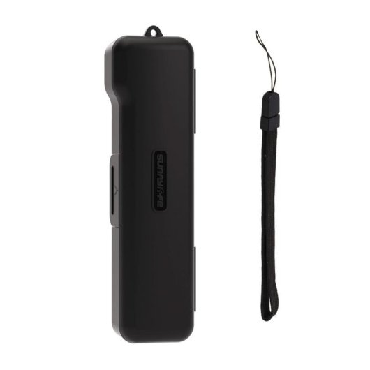 Funda protectora con correa Sunnylife para Osmo Pocket 3 negro