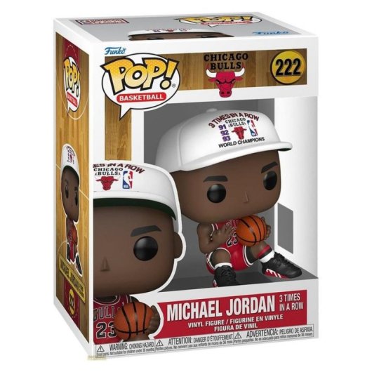 Figura Funko Pop! Michael Jordan 3 Times in a Row Coleccionable NBA