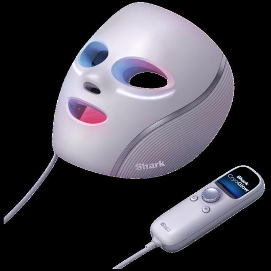 Máscara LED Shark CryoGlow Terapia de Luz para la Piel Lila