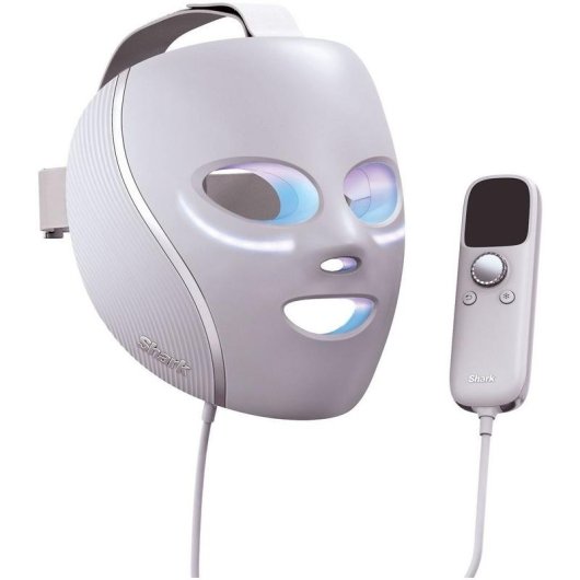 Máscara LED Shark CryoGlow Terapia de Luz para la Piel Lila