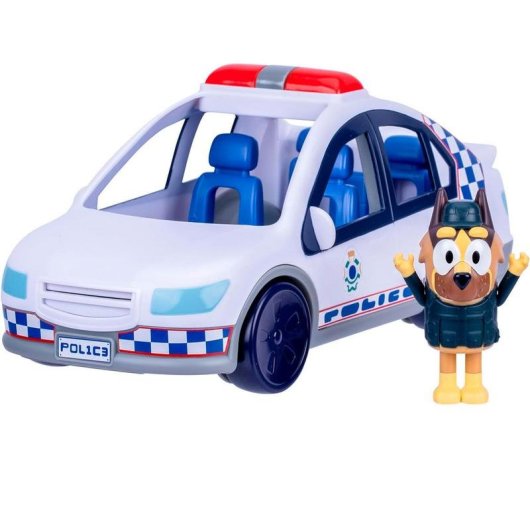 Set de juguetes Moose Toys Bluey Coche de Policía Multicolor