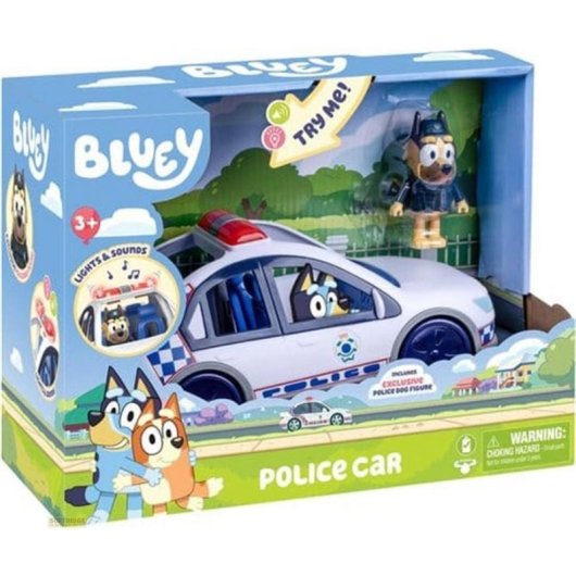 Set de juguetes Moose Toys Bluey Coche de Policía Multicolor
