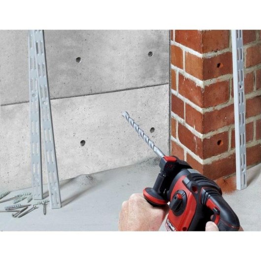 Juego de brocas y cinceles SDS Plus Einhell 10 piezas Gris