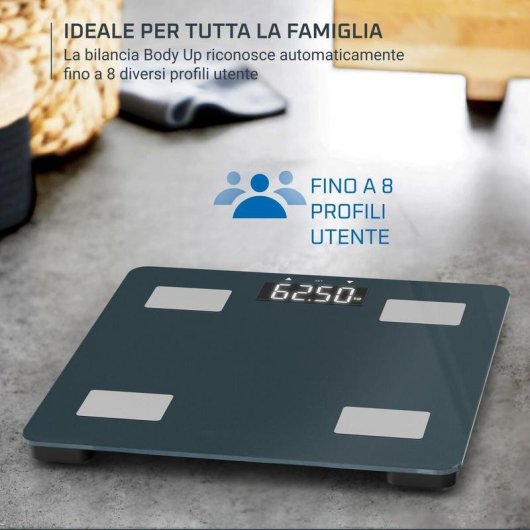 Báscula Digital Rowenta Body Up 2.0 BR2600 Hasta 180 kg Índices Corporales Apagado Automático