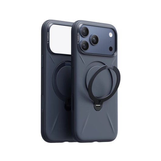 Torras Funda Ostand Spin Softune Series Iphone 17 Pro Azul Marino