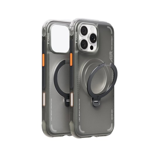 Torras Funda Ostand Spin Air Series Iphone 16 Pro Negro