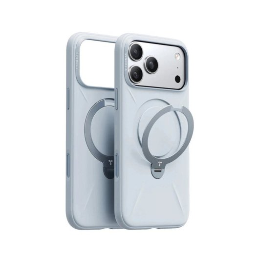Torras Funda Ostand Spin Softune Series Iphone 17 Pro Max Azul Bebé