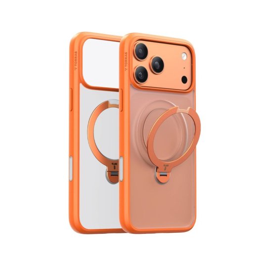 Torras Funda Ostand Spin Series Iphone 17 Pro Max Naranja