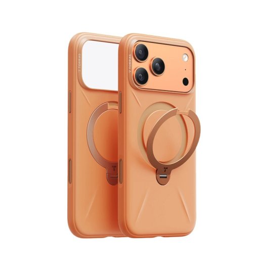 Torras Funda Ostand Spin Softune Series Iphone 17 Pro Naranja