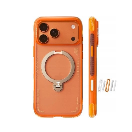 Torras Funda Ostand Q3 Air Iphone 17 Pro Max Naranja