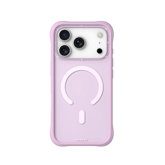 Youngkit Funda Para Iphone 17 Pro Max – Carcasa Magnética Dynamic Ii Rosa Warm Pink, Diseño Moderno Y Ajuste Preciso