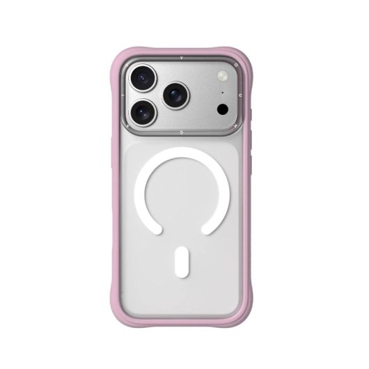 Youngkit Funda Para Iphone 17 Pro Max – Carcasa Magnética Dynamic Ii Transparente Rosa Silicone, Diseño Moderno Y Ajuste Preciso