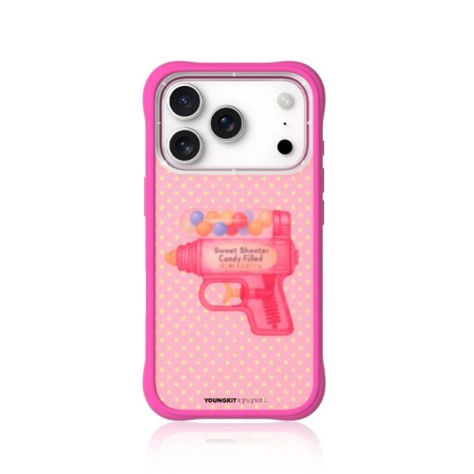Youngkit Funda Para Iphone 17 Pro – Carcasa Magnética Ch Authentic Check Your Id Barbie Pink, Diseño Ilustrado Y Ajuste Preciso