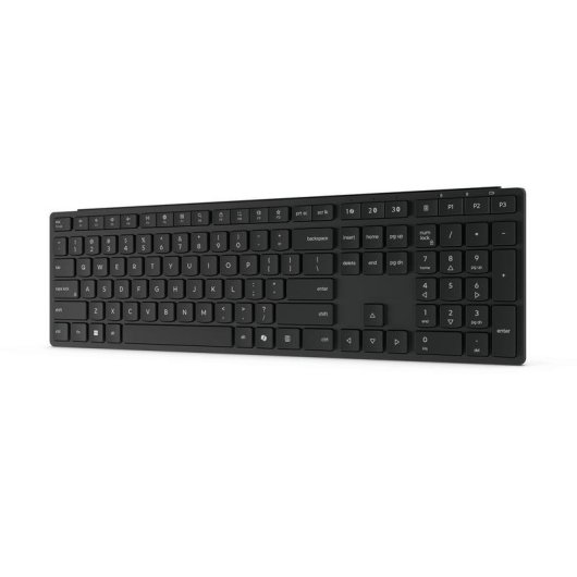 Teclado Lenovo 4Y41S04690 inalámbrico completo con conexión múltiple y resistente a derrames