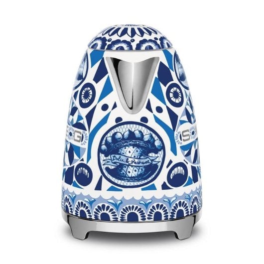Tetera Eléctrica Smeg KLF03DGBEU 1,7 L 2400 W Azul Blanco Acero Inoxidable