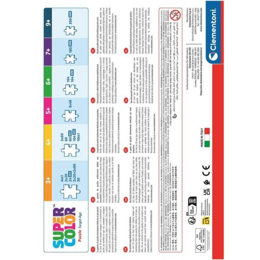 Puzzle Clementoni Supercolor K-POP Demon Hunters 180 piezas