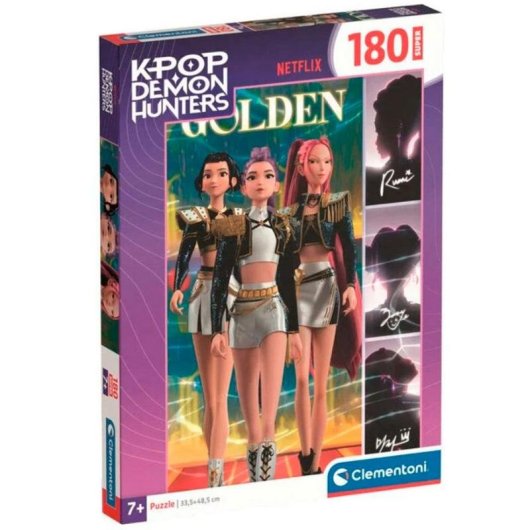 Puzzle Clementoni Supercolor K-POP Demon Hunters 180 piezas