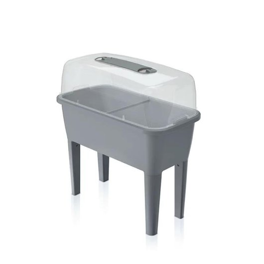 Jardinera Independiente Prosperplast Respana Gris 52 L