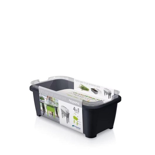 Jardinera Independiente Prosperplast Respana Gris 52 L