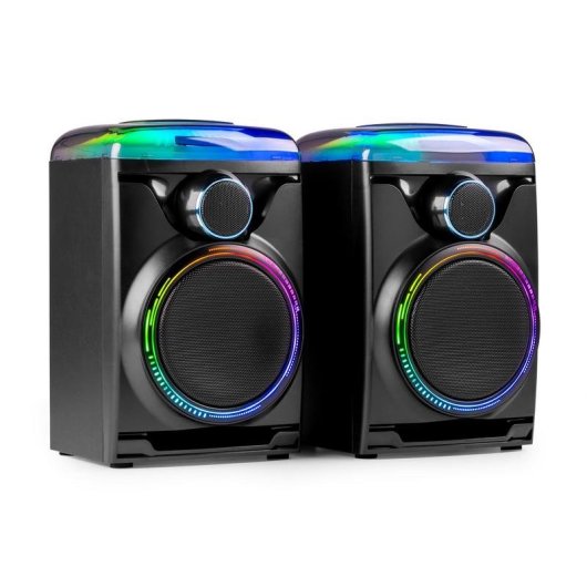 Altavoces Fenton Track 2.0 Inalámbricos y alámbricos 120W con karaoke y LED