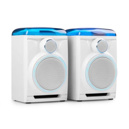 Altavoces Fenton Karaoke 2.0 Bluetooth 120W con micrófono y LED multicolor