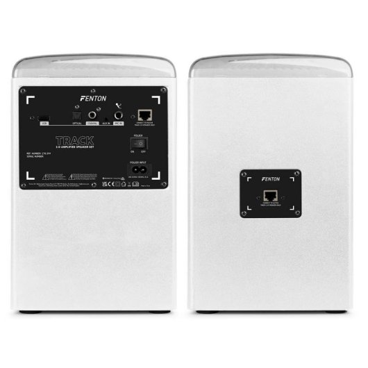 Altavoces Fenton Karaoke 2.0 Bluetooth 120W con micrófono y LED multicolor