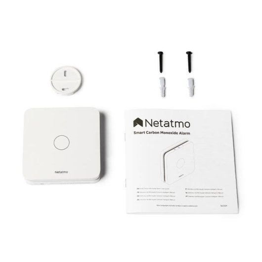 Detector de Gas Netatmo NCO-IT Inalámbrico Bluetooth Alarma 85 dB App