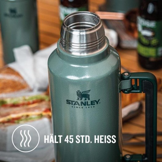 Termo Stanley 1,9 L Verde Aço Inoxidável 45 h calor 48 h frio