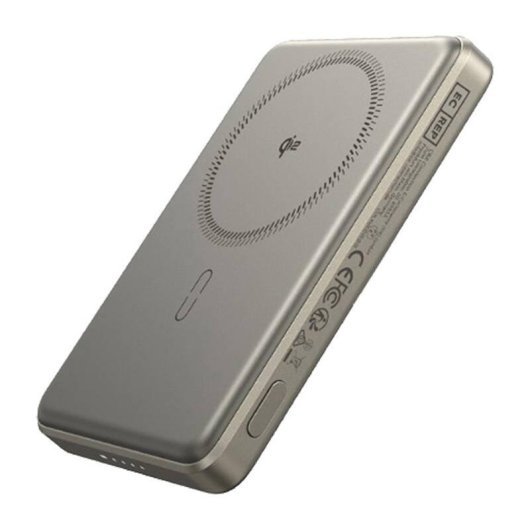 Batteria esterna ESR Qi2 MagSlim 5000 mAh magnetica colore sabbia