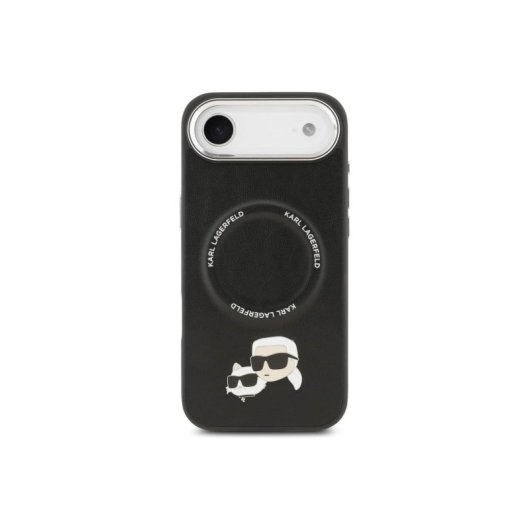 Karl Lagerfeld Funda Para Iphone Air – Carcasa De Pu Con Magsafe Negra Con Pins K&c, Diseño Elegante Y Ajuste Preciso