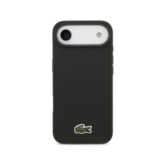 Funda für Handy Lacoste Petit Piqué PVC Schwarz MagSafe für iPhone Air