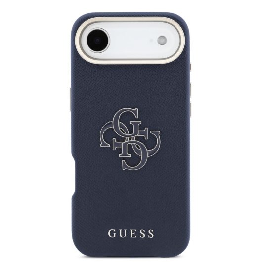 Funda für Handy Guess Kunstleder Blau Logo Elegant für iPhone Air