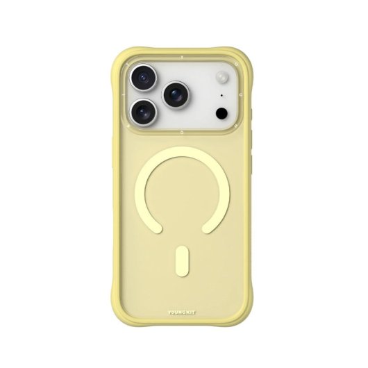 Youngkit Funda Para Iphone 17 Pro – Carcasa Magnética Dynamic Ii Amarillo Tulip, Diseño Moderno Y Ajuste Preciso