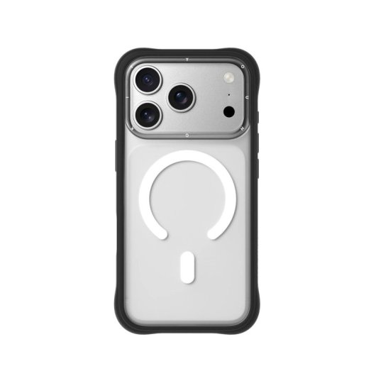 Youngkit Funda Para Iphone 17 Pro Max – Carcasa Magnética Dynamic Ii Transparente Negra Silicone, Diseño Moderno Y Ajuste Preciso