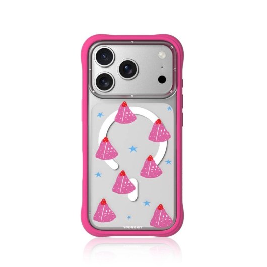 Youngkit Funda Para Iphone 17 Pro Max – Carcasa Magnética Ch Marshmallow Kitty Cake, Diseño Ilustrado Y Ajuste Preciso