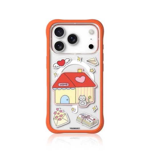 Youngkit Funda Para Iphone 17 Pro Max – Carcasa Magnética Ch Sweetheart Express Submit A Wish, Diseño Ilustrado Y Ajuste Preciso